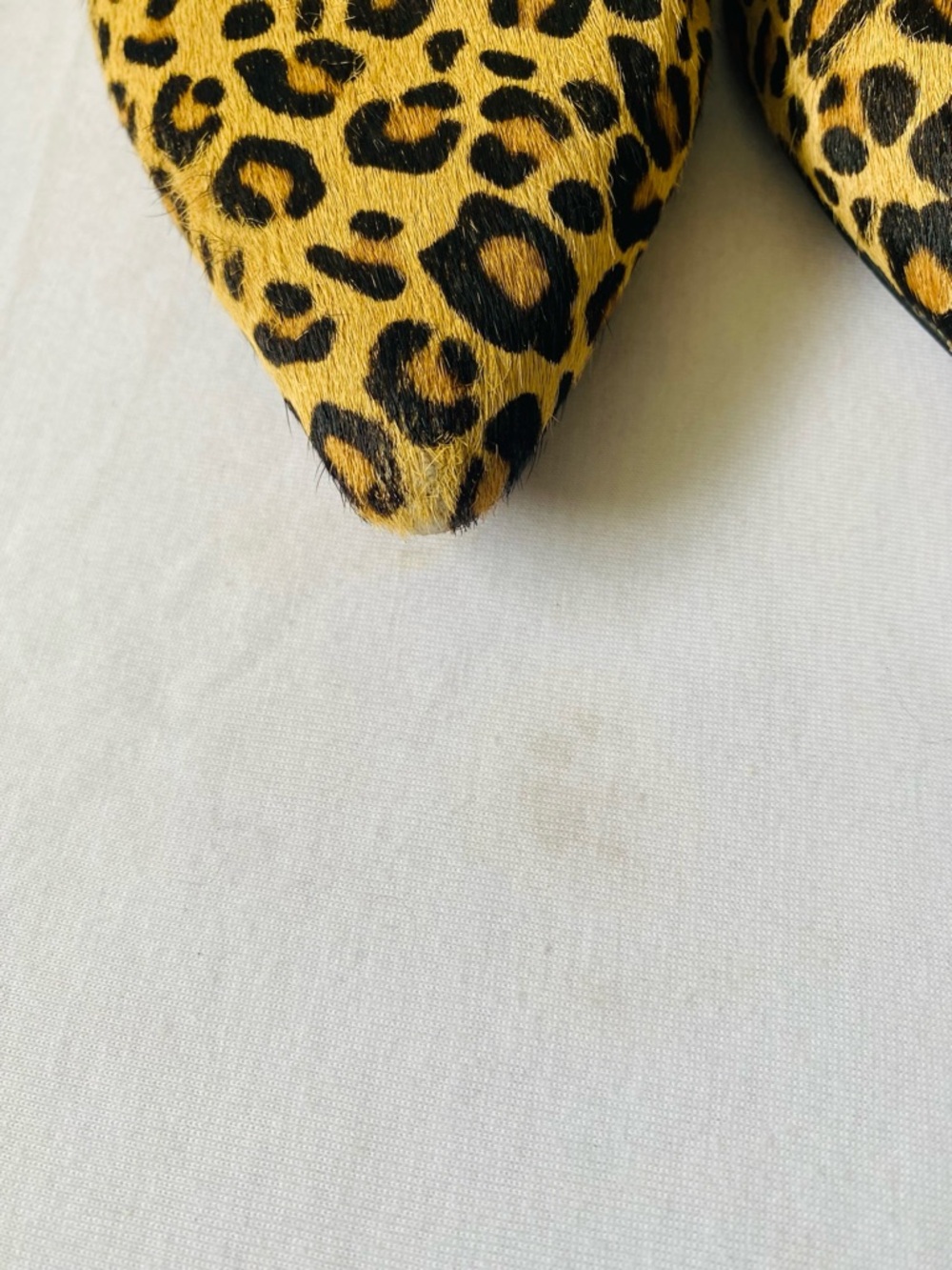 Sam Edelman Leopard-Print Pointed Toe Flats - Tan & Black Size 9.5 - Picture 6 of 12